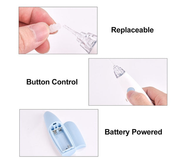 Rotating Earwax Vacuum Cleaner