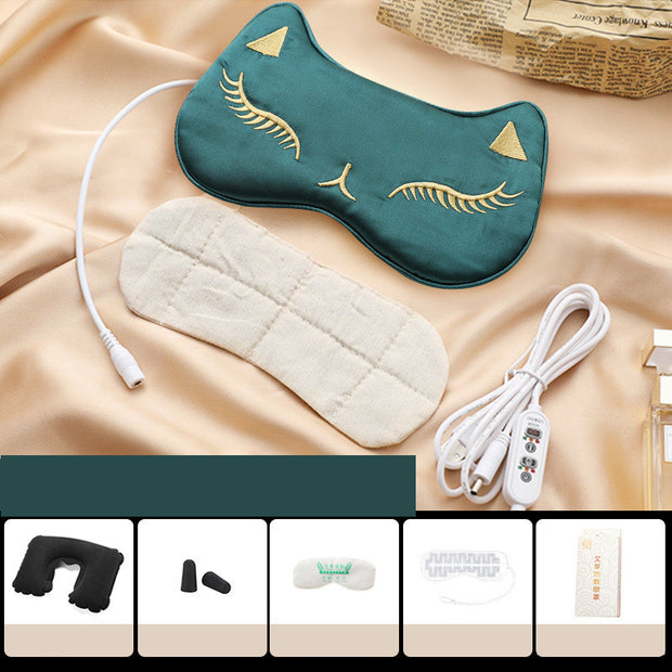 USB Hot Compress Steam Eye Mask For Sleeping